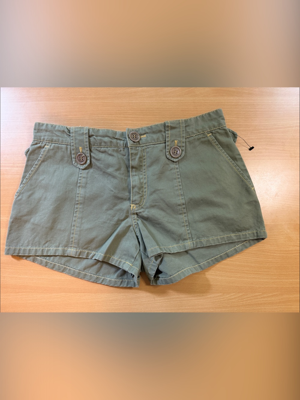 Marc Jacobs Olive Green Cotton Utility Shorts